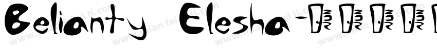 Belianty Elesha字体转换